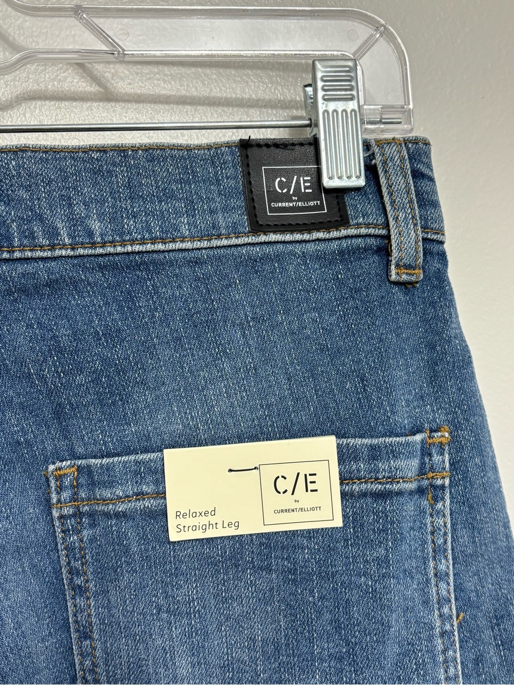 NEW C/E Current Elliot Relaxed Straight Leg Jeans - Size 25 - Picture 5 of 8